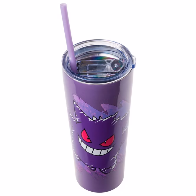 GameStop Pokemon Gengar Double Walled Stainless Steel 22oz Tumbler