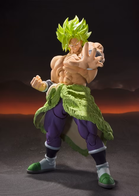 GameStop Bandai Dragon Ball Super: Broly Tamashii Nations S.H. Figuarts Super Saiyan Broly Full Power 8.6-in Figure