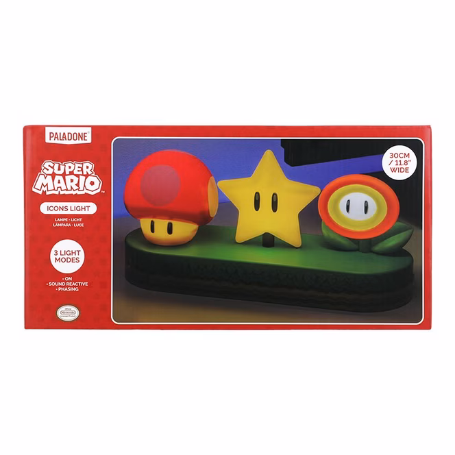 GameStop Super Mario Icon Free Standing Desk Light