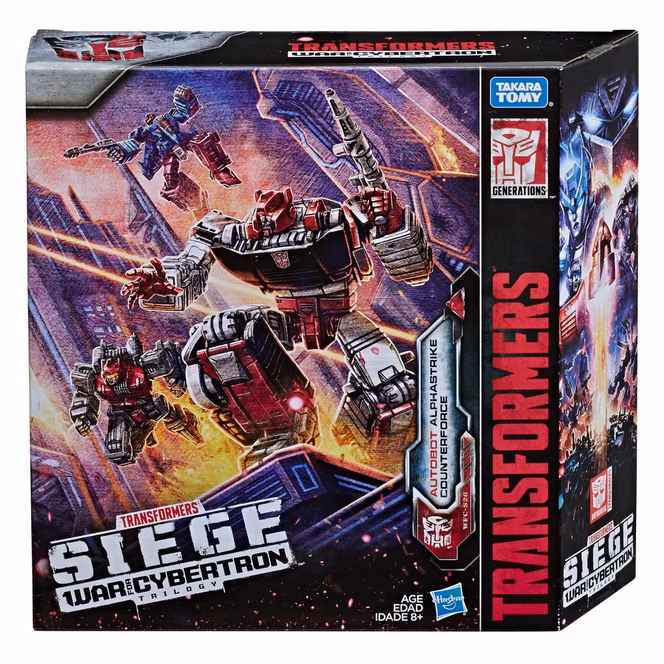GameStop Hasbro Transformers Takara Tomy Siege War for Cybertron Trilogy WFC-S26 Autobot Alphastrike Counterforce Action Figure Set 3-Pack