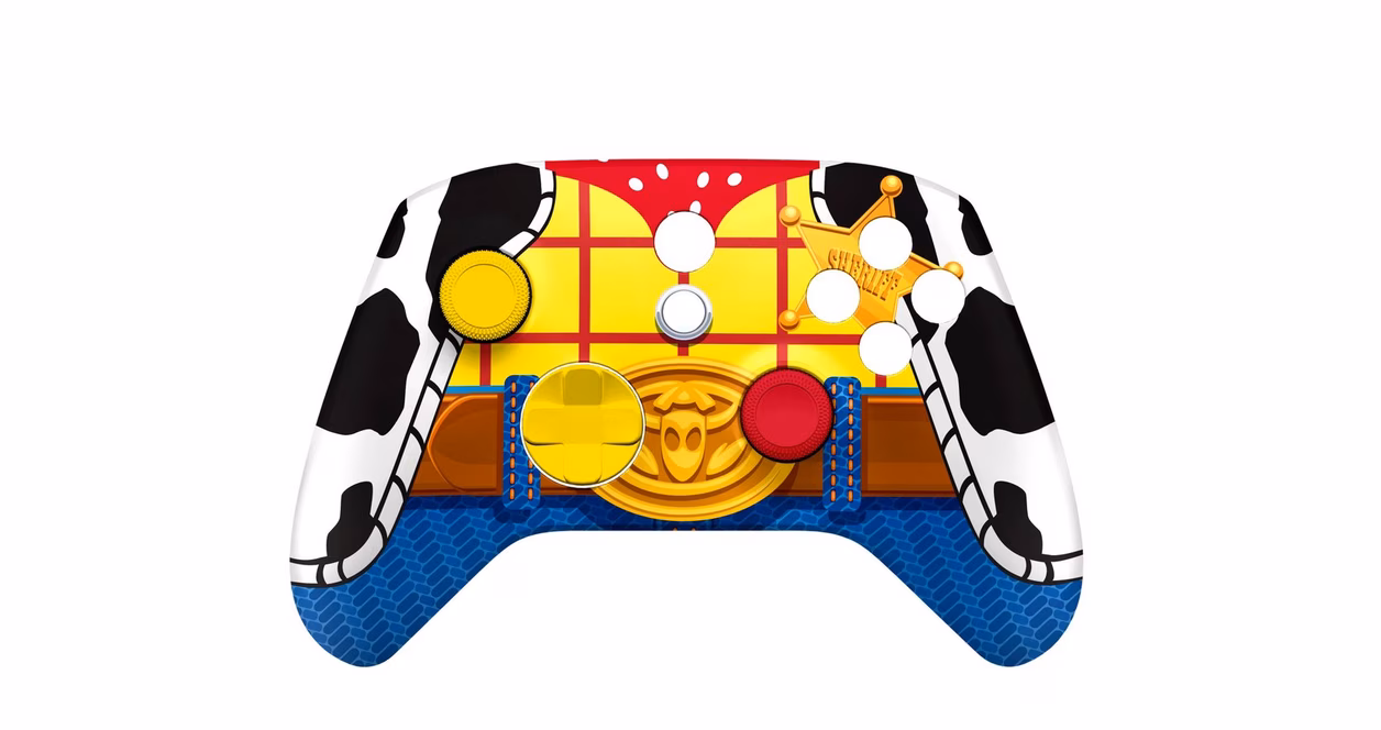 GameStop CANDY CON x Disney Toy Story Woody Combo Pack Controller Kit GameStop Exclusive