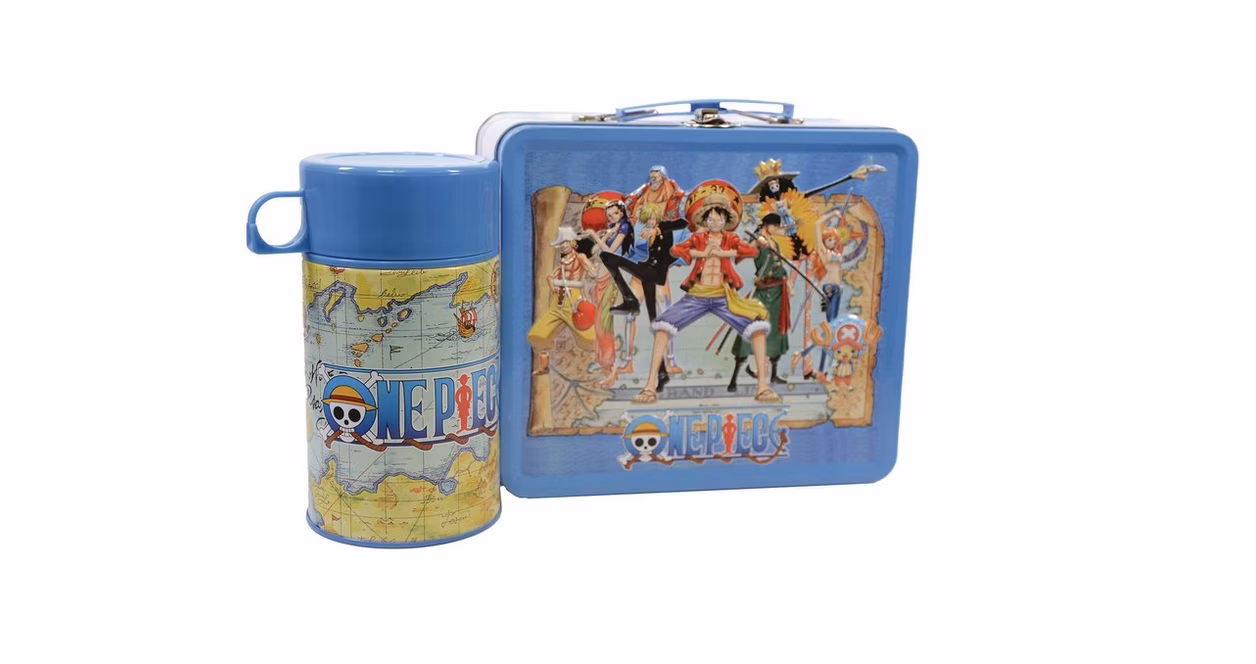 GameStop One Piece Tin Titans Lunch Box with Beverage Container GameStop Exclusive