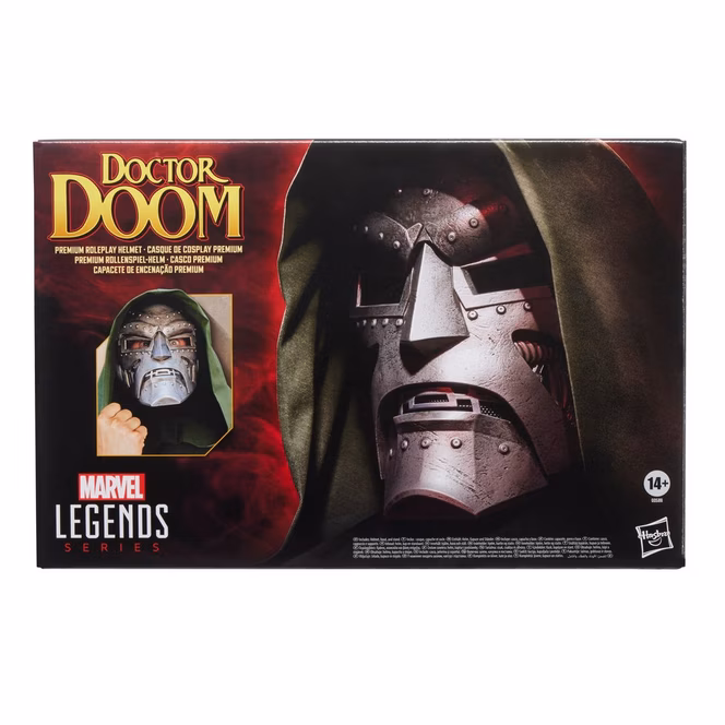 GameStop Hasbro Marvel Legends Series Doctor Doom Premium Roleplay Helmet