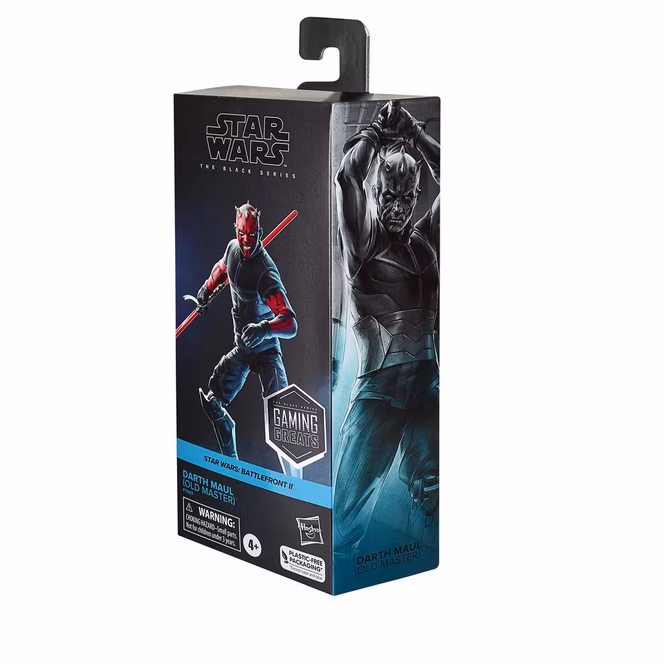 GameStop Hasbro Star Wars: The Black Series Gaming Greats Star Wars: Battlefront II Darth Maul (Old Master) 6-in Action Figure GameStop Exclusive