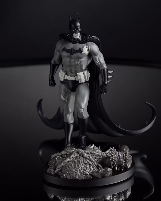 GameStop McFarlane Toys DC Direct Batman by Bjorn Barends (Batman Black and White) 1:10 Scale Resin Statue