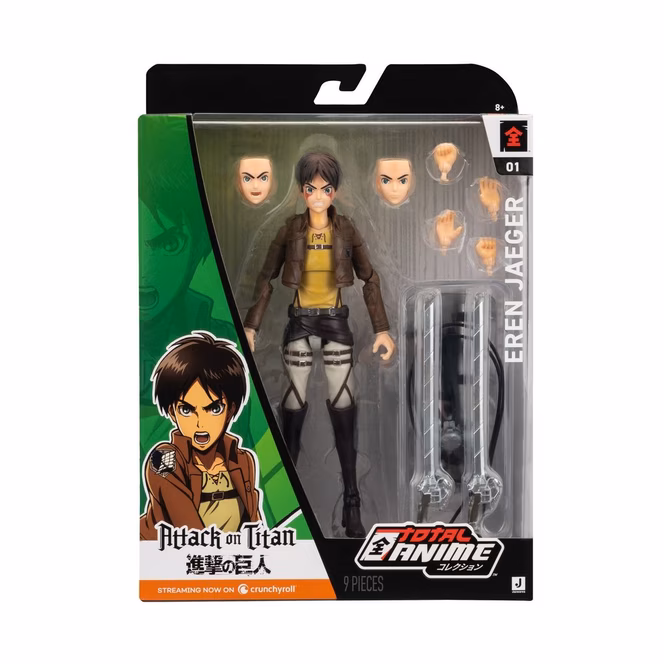 GameStop Jazwares Attack on Titan Eren Yeager 6.5-in Action Figure