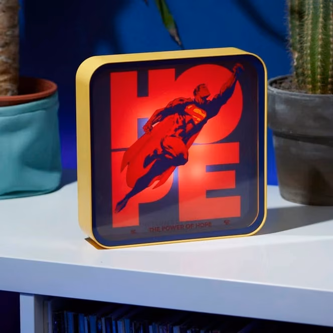 GameStop Superman Acrylic Desk Lamp Wall Light