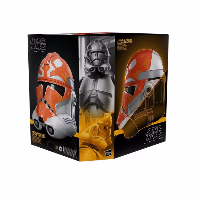 GameStop Hasbro Star Wars: The Black Series Star Wars: The Clone Wars 332nd Ahsoka's Clone Trooper Premium Electronic Helmet