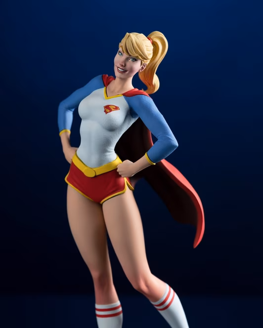 GameStop McFarlane Toys DC Direct Supergirl by J. Scott Campbell (DC Cover Girls) 1:8 Scale Resin Statue