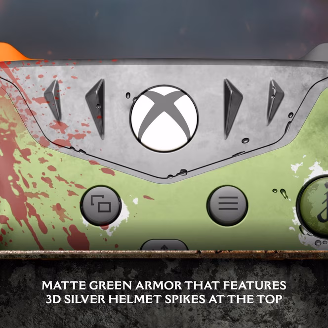 GameStop DOOM: The Dark Ages Limited Edition Controller for Xbox Series X/S, Xbox One, PCs, and Cloud-Enabled Devices