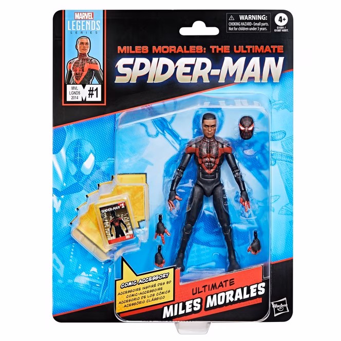 GameStop Hasbro Marvel Legends Ultimate Spider-Man Miles Morales 6-in Action Figure