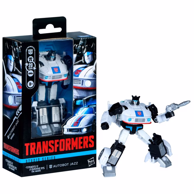 GameStop Hasbro Transformers Toys Studio Series Deluxe Class Transformers: The Movie Autobot Jazz 4.5-in Action Figure