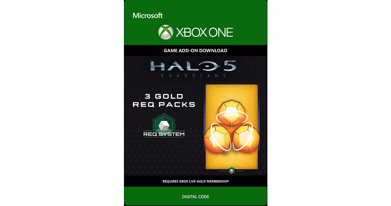 GameStop Halo 5: Guardians 3 Gold Req Packs DLC - Xbox One