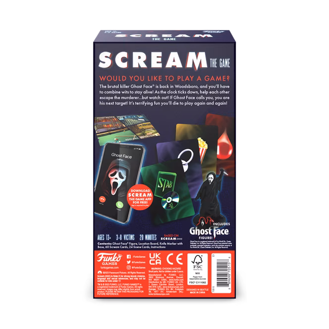 GameStop Funko Games: Scream The Game Party Board Game