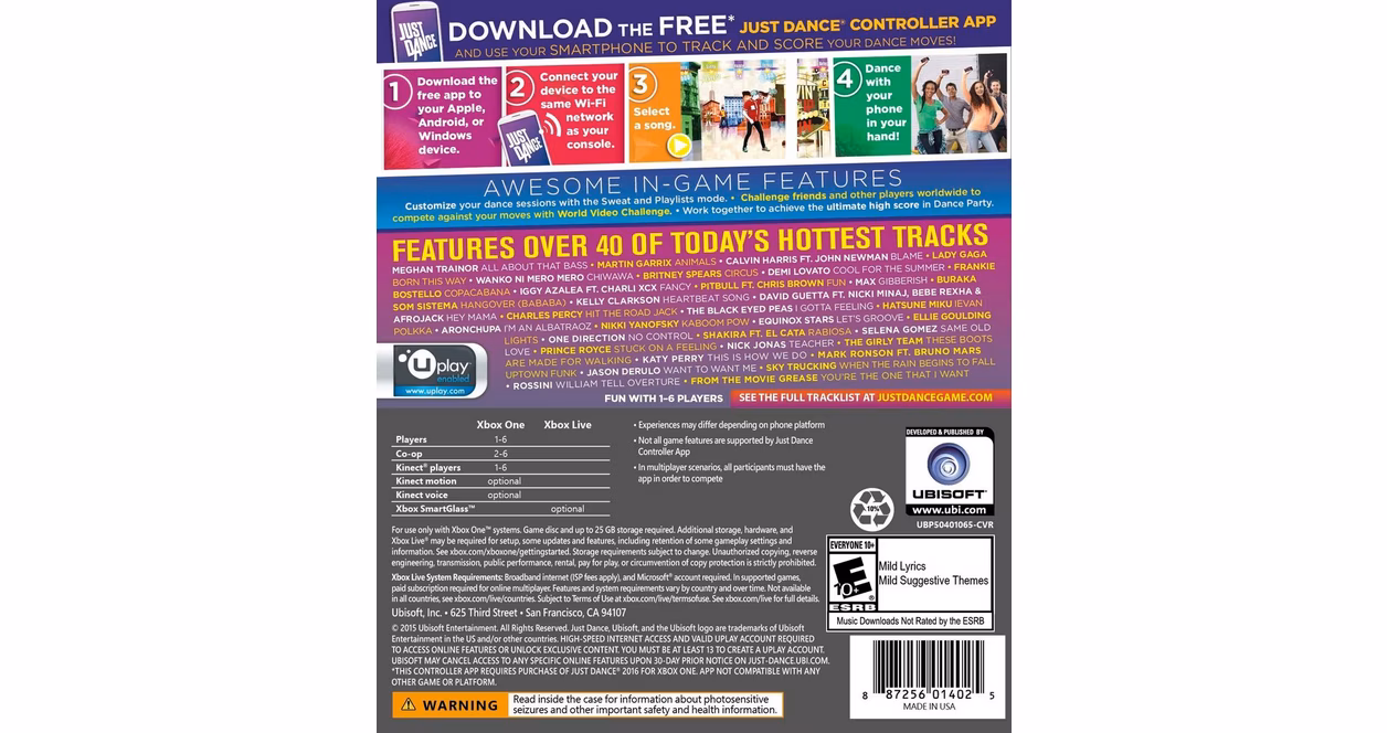 GameStop Just Dance 2016 - Xbox One