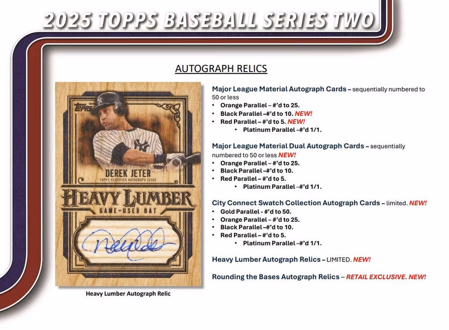 GameStop 2025 Topps MLB Baseball Series 2 Mega Box