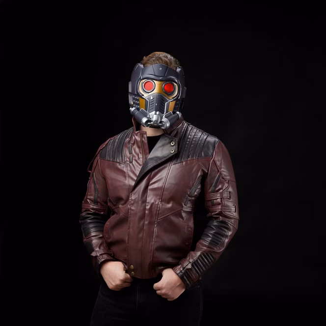 GameStop Hasbro Marvel Legends Series The Infinity Saga Star-Lord Premium Roleplay Electronic Helmet