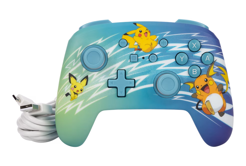GameStop PowerA Enhanced Wired Controller for Nintendo Switch - Pikachu Evolution