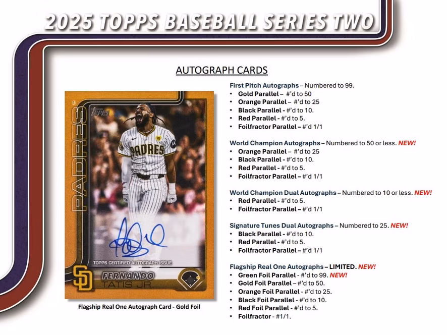 GameStop 2025 Topps MLB Baseball Series 2 Value Box (7 Packs)