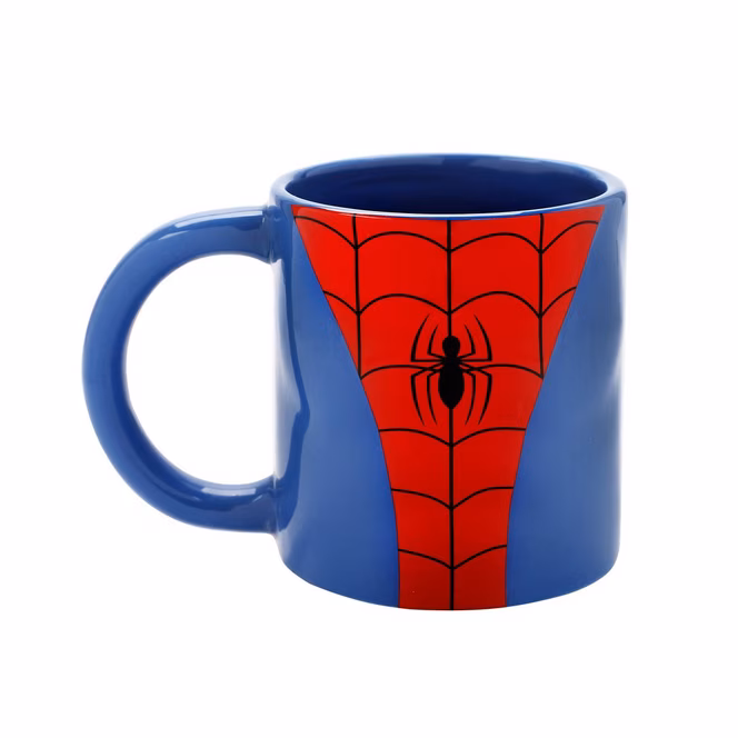 GameStop Marvel Spider-Man Suit Up Chest and Logo Ceramic Mug