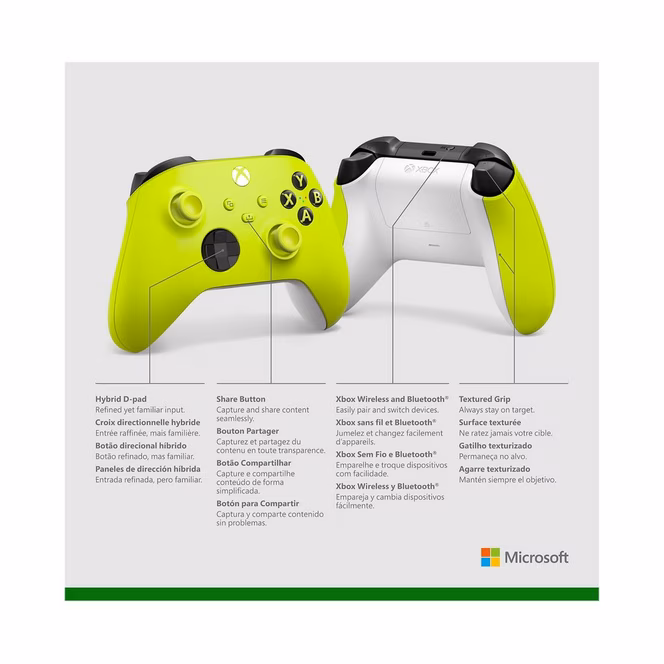 GameStop Microsoft Xbox Series X Wireless Controller Electric Volt