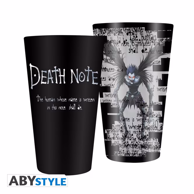 GameStop ABYstyle Death Note Ryuk Drinking Glass 14 Oz.