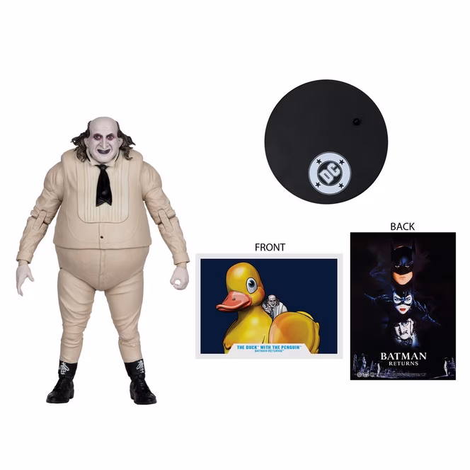 GameStop McFarlane Toys DC Multiverse Vehicles Batman Returns The Duck with Penguin Figure Set