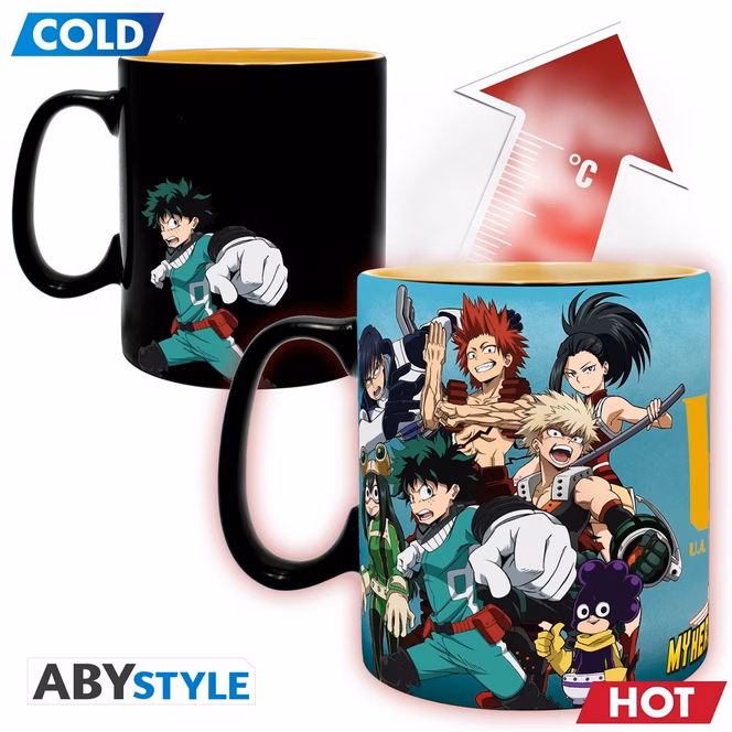 GameStop ABYstyle My Hero Academia Heat Change 16oz Mug