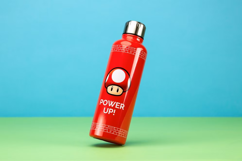 GameStop Super Mario Big Up Water Bottle