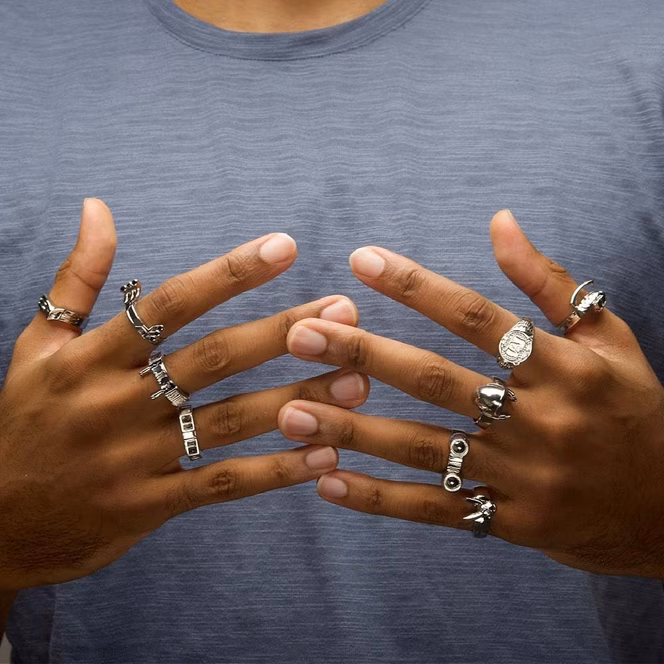 GameStop My Hero Academia  9-Piece Rings Set GameStop Exclusive