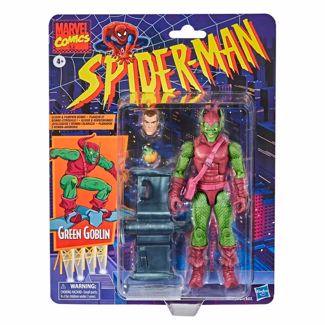 GameStop Hasbro Marvel Legends Retro Collection Green Goblin 6-in Action Figure