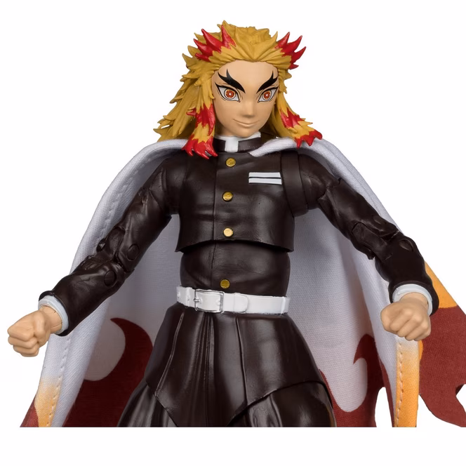 GameStop McFarlane Toys Demon Slayer: Kimetsu No Yaiba Kyojuro Rengoku 7-in Action Figure