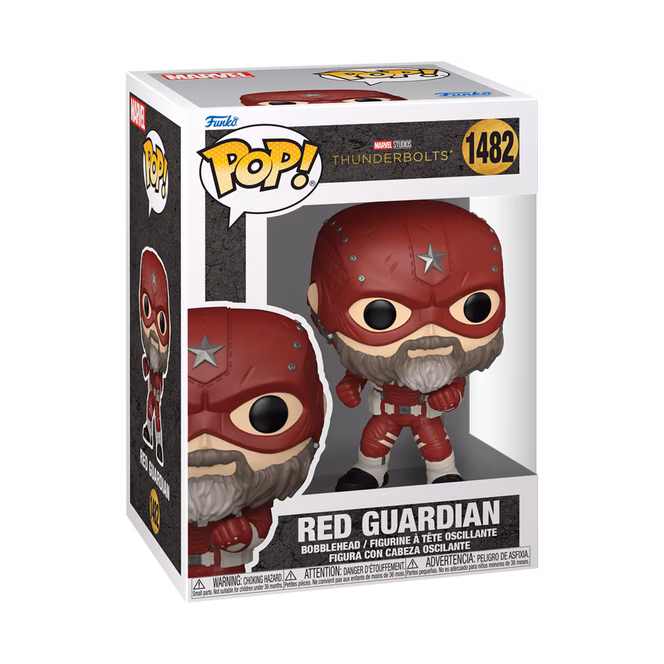 GameStop Funko POP! Marvel: Thunderbolts Red Guardian 3.8-in Vinyl Bobblehead Figure