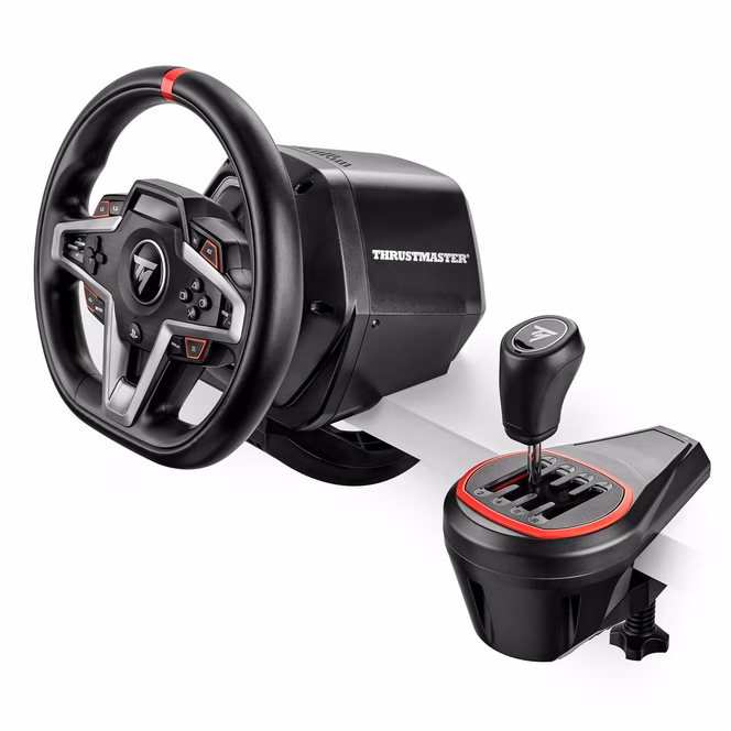 GameStop Thrustmaster TH8S Shifter Add-On 8-Gear Shifter for Racing Wheel for PlayStation, Xbox and PC