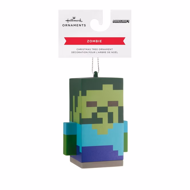 GameStop Hallmark Minecraft Zombie Christmas Tree Ornament