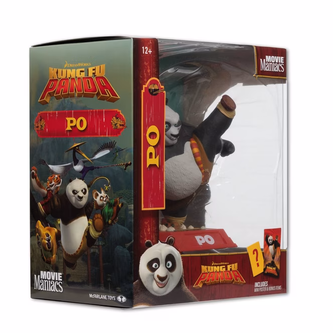 GameStop McFarlane Toys Movie Maniacs NBC 2008 Kung Fu Panda 6-in Statue