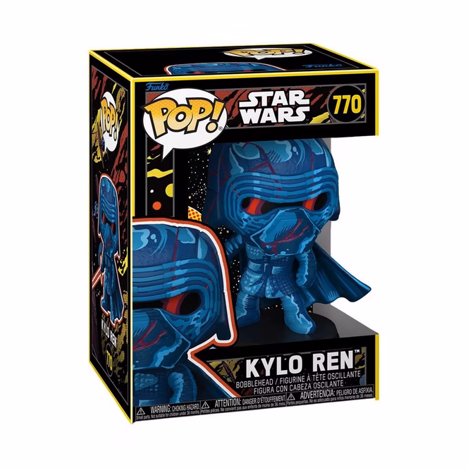 GameStop Funko POP! Star Wars Kylo Ren (Retro) 4.25-in Vinyl Bobblehead Figure