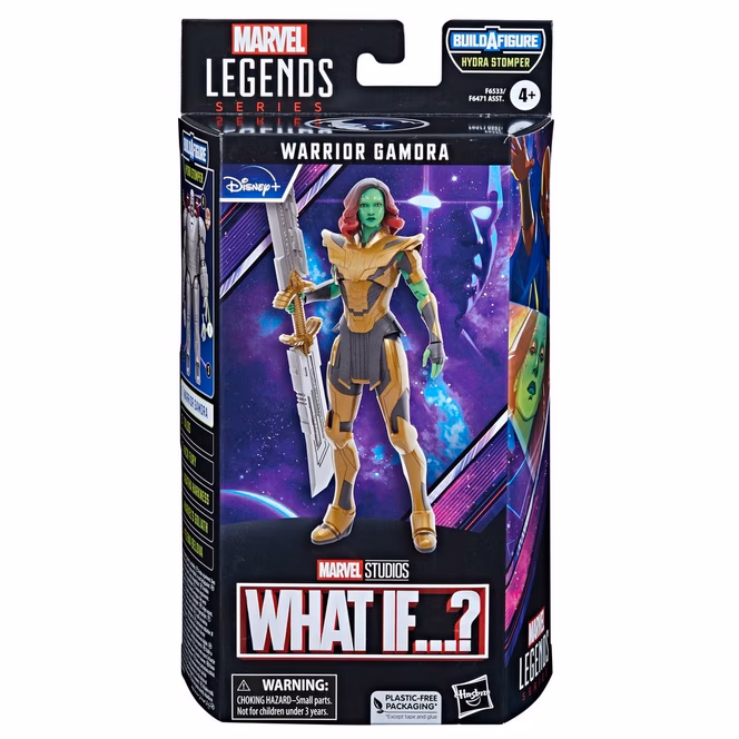 GameStop Hasbro Marvel Legends Series Marvel Studios What If...? Warrior Gamora 6-in Action Figure (Build A Figure - Hydra Stomper)