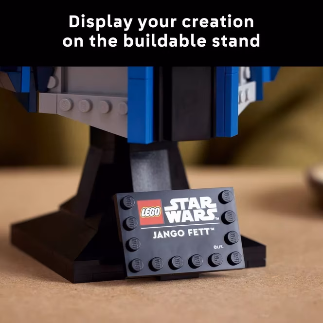 GameStop LEGO Star Wars Jango Fett Helmet Model Building Kit 75408