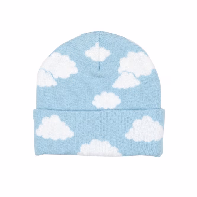 GameStop Kirby Jacquard Cloud Peek-a-Boo Knit Hat