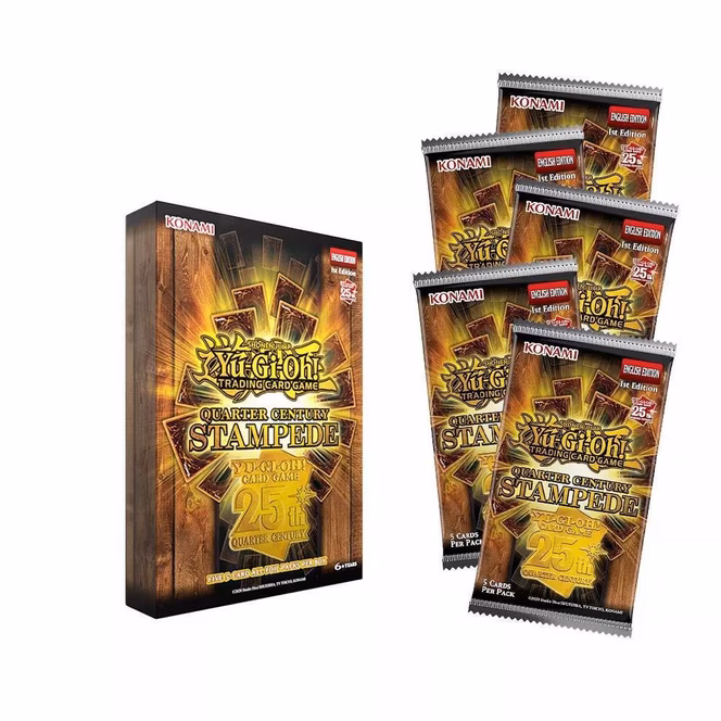 GameStop Yu-Gi-Oh! Trading Card Game: Quarter Century Stampede Tuck Box