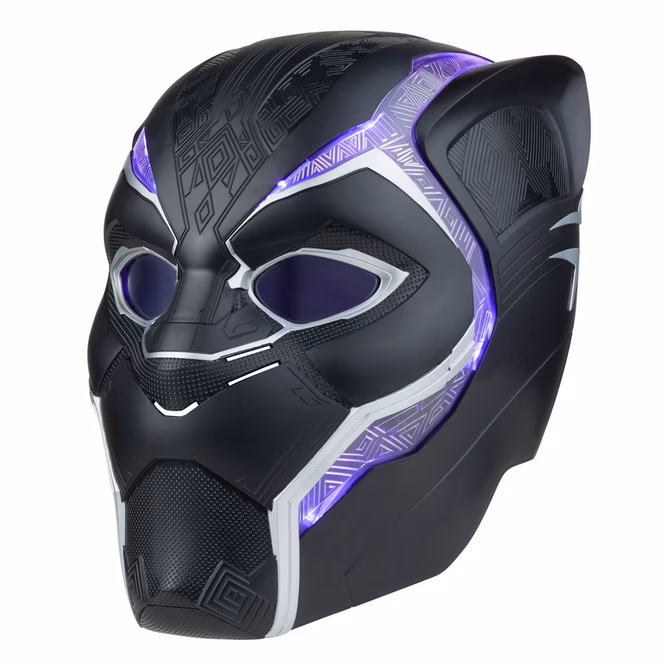 GameStop Hasbro Marvel Legends Black Panther Mask Replica with Vibranium Light Up Effects