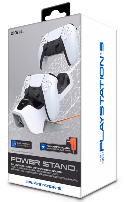 GameStop bionik Power Stand Dual Controller Charging System for PlayStation 5