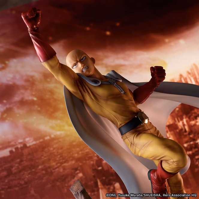 GameStop eStream One-Punch Man Saitama Statue