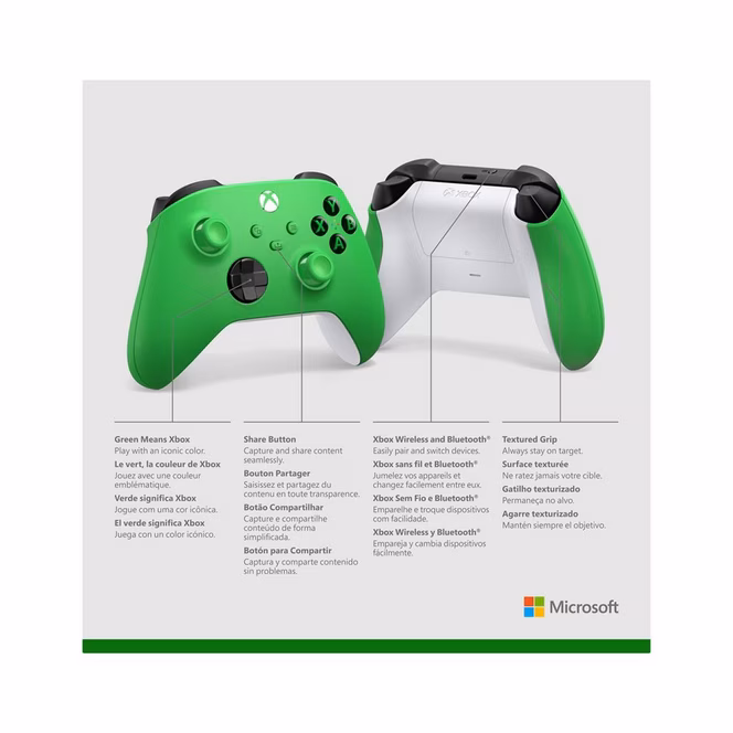 GameStop Microsoft Xbox Series X Controller Velocity Green