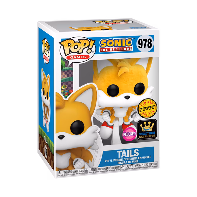 GameStop Funko POP! Games: Sonic the Hedgehog Tails (or Chase) 4.9-in Vinyl Figure