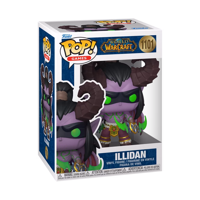 GameStop Funko POP! Games: World of Warcraft: The War Illidan (or Chase) 5.1-in Glow-in-the-Dark Vinyl Figure