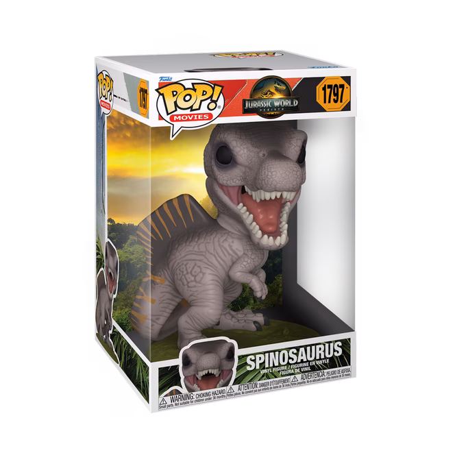 GameStop Funko POP! Jumbo: Jurassic World Rebirth Spinosaurus 10-in Vinyl Figure