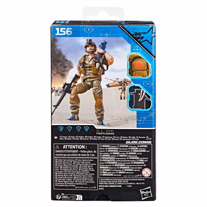 GameStop Hasbro G.I. Joe Classified Series Footloose 6-in Action Figure