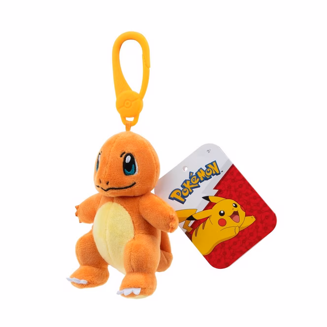 GameStop Jazwares Pokemon Charmander 3.5-in Clip-On Plush